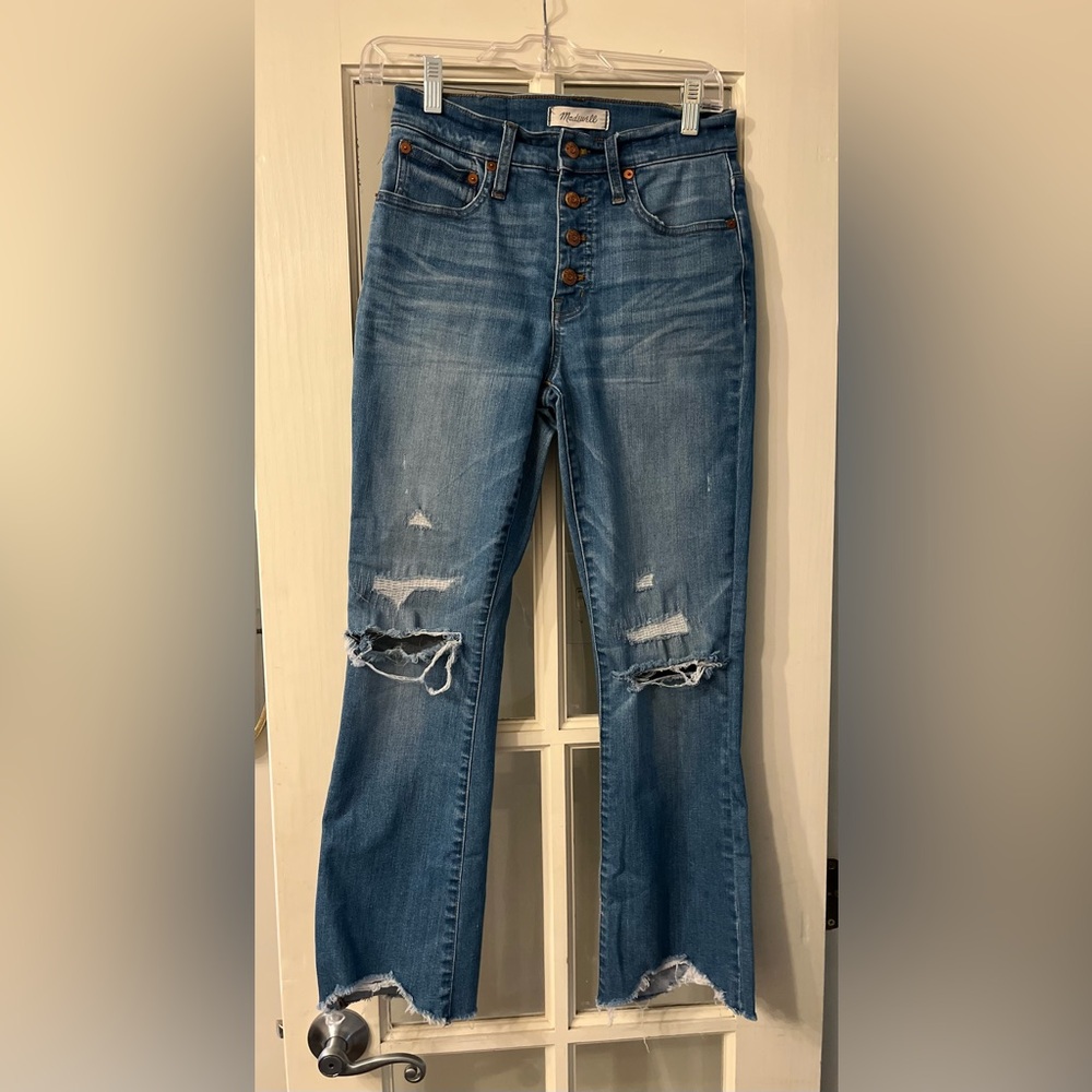 Madewell distressed jeans